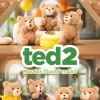 Plyšový přívěsek Ted2 Teddy Bear Action Plyšový přívěsek Ted2 Teddy Bear Action