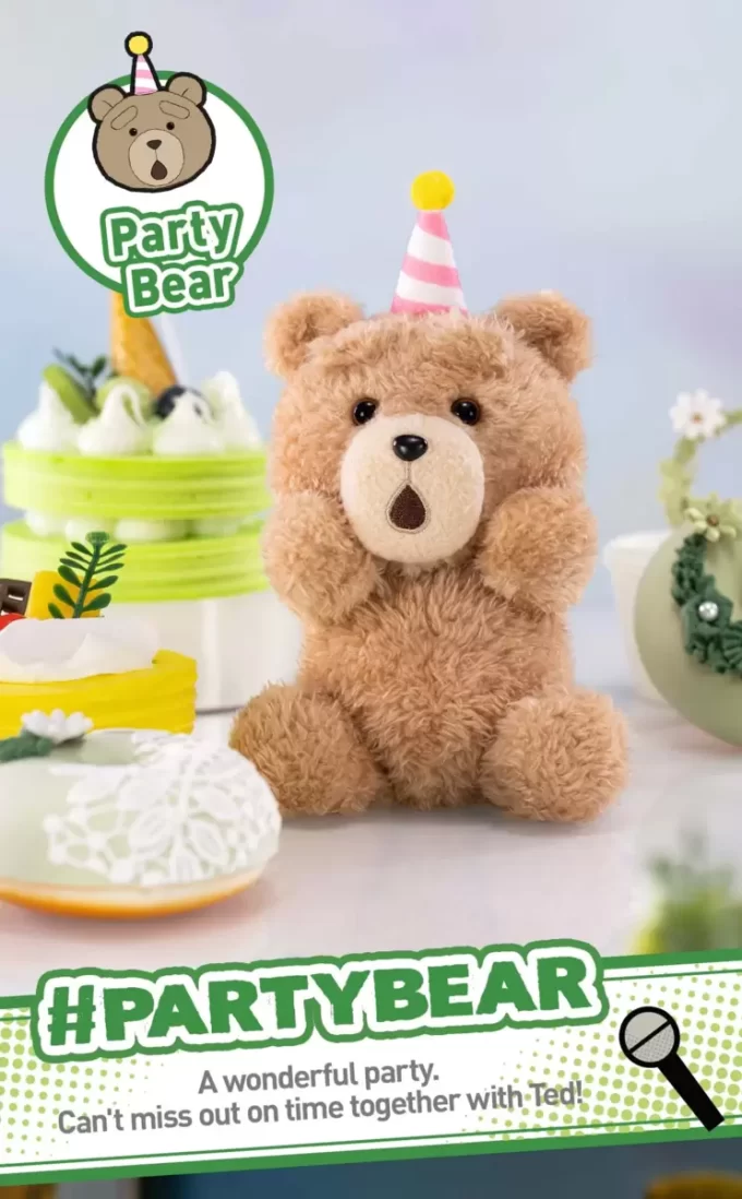 Plyšový přívěsek Ted2 Teddy Bear Action Plyšový přívěsek Ted2 Teddy Bear Action