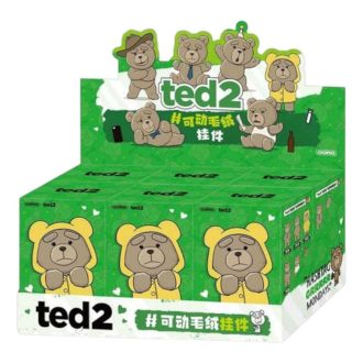 Plyšový přívěsek Ted2 Teddy Bear Action v uzavřeném pouzdře (6 zaslepených krabiček)