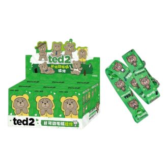Plyšový přívěsek Ted2 Teddy Bear Action v zapečetěném pouzdře (6 zaslepovacích krabiček) + speciální bonus za šle a náprsník