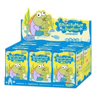Plyšový zapečetěný kufřík Pop Mart x Bikini Bottom Buddies (6 zaslepených krabiček)