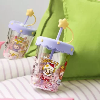 POP BEAN Pajama Party Dvouvrstvý třepací brčko