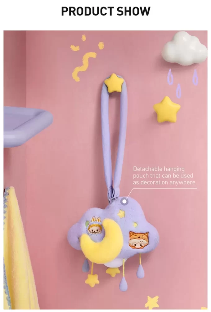POP BEAN Pajama Party Plyšový obláčkový noční světýlko