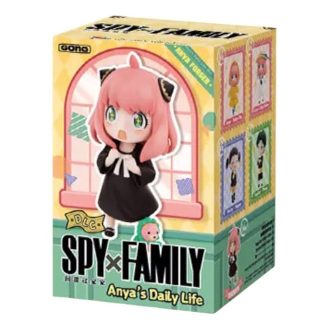 Pop Mart SPY X FAMILY Figurky Anya’s Everyday DLC v zapečetěném pouzdře (1 zaslepená krabička)