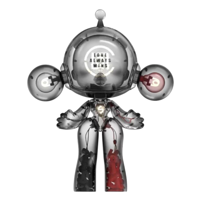 Pop Mart x Clot Skullpanda Mega Neporazitelná láska Figurka 1000%