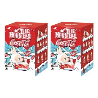 Pop Mart x Coca-Cola Figurka Labubu z filmu Příšery v uzavřeném pouzdře (2 zaslepené krabičky)