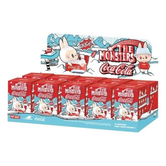Pop Mart x Coca-Cola Figurka Labubu z filmu Příšery v zapečetěném pouzdře (10 zaslepených krabiček)