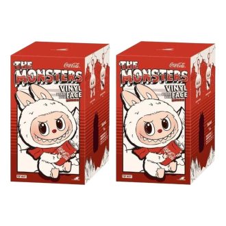 Pop Mart x Coca Cola The Monsters Labubu v uzavřeném pouzdře (2 zaslepené krabičky)