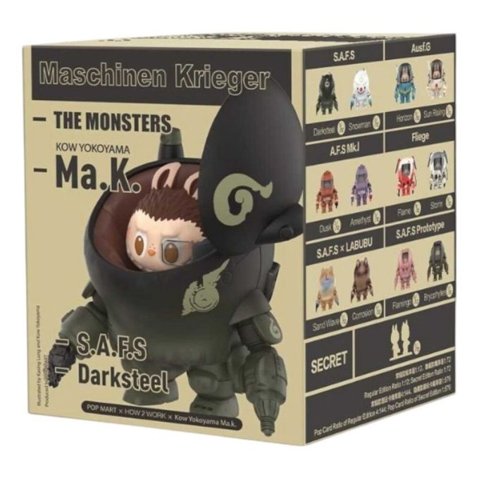 Pop Mart x Kow Yokoyama M.K.The Monsters Labubu v zapečetěném pouzdře (1 zaslepená krabička)