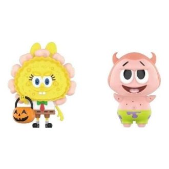 Pop Mart x Spongebob Příšery Labubu „Jack O’Lantern a Patrick Star x YAYA“