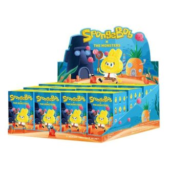Pop Mart x Spongebob: Příšery Labubu – Zapečetěné pouzdro (12 zaslepených krabiček)
