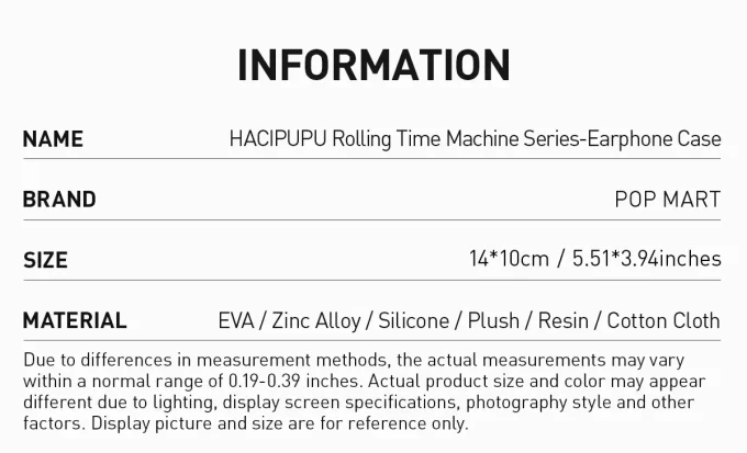 Pouzdro na sluchátka HACIPUPU Rolling Time Machine Series
