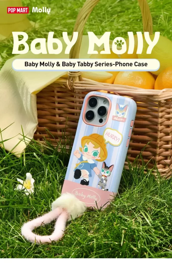 Pouzdro na telefon Baby Molly & Baby Tabby Series