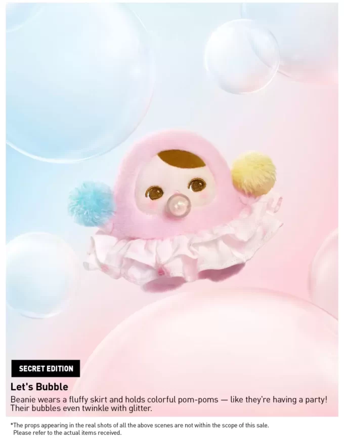 PUCKY BEANIE BUBBLE UP SERIES – Plyšová přívěsná roleta
