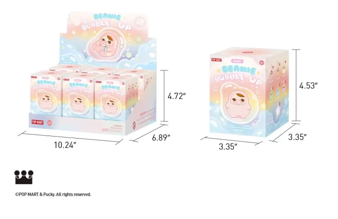 PUCKY BEANIE BUBBLE UP SERIES – Plyšová přívěsná roleta