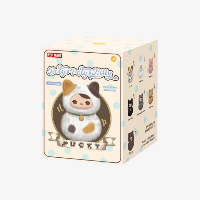 PUCKY Roly-Poly Kitty Series – vinylová plyšová roleta