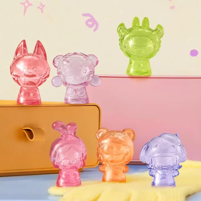 Sada loutkových figurek POP BEAN s motivem pyžama