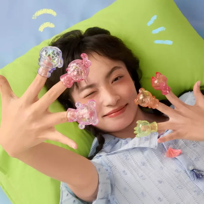 Sada loutkových figurek POP BEAN s motivem pyžama