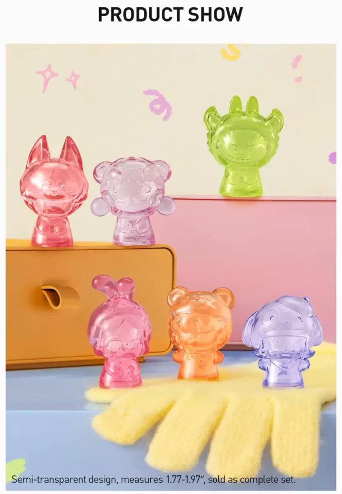 Sada loutkových figurek POP BEAN s motivem pyžama
