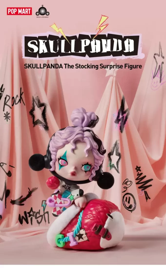 SKULLPANDA Figurka překvapení z punčochy SKULLPANDA Figurka překvapení z punčochy