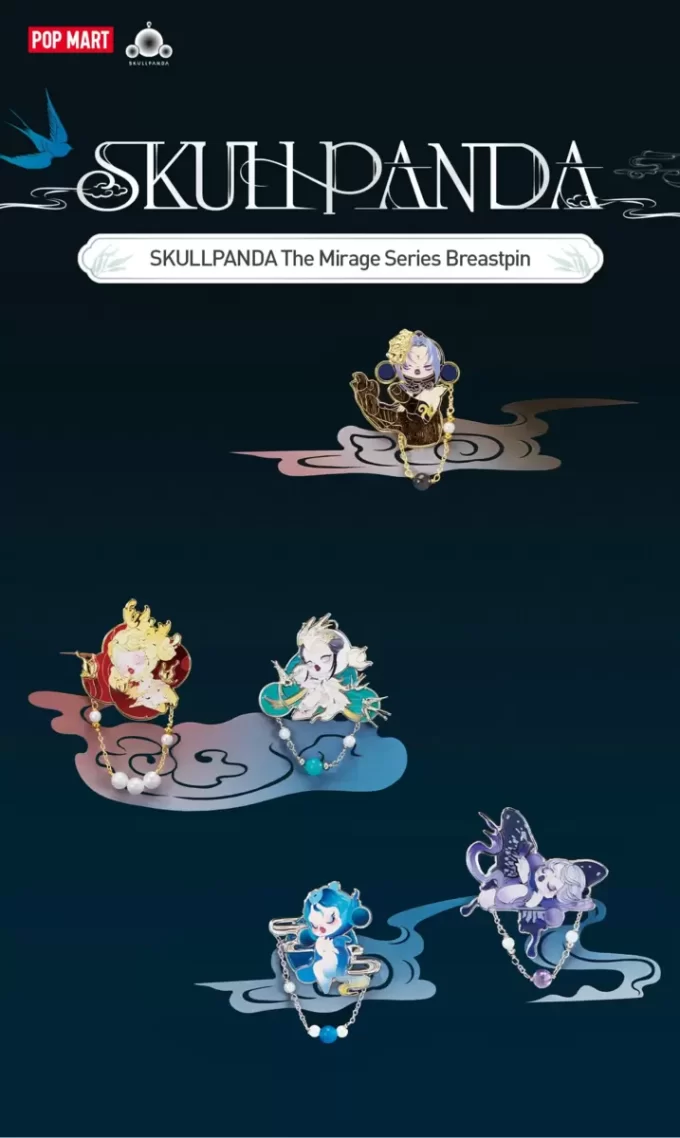SKULLPANDA Náprsník ze série Mirage