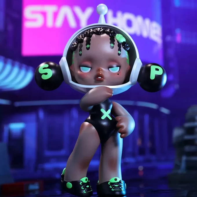 SKULLPANDA OOTD Figurka Divoká zelená