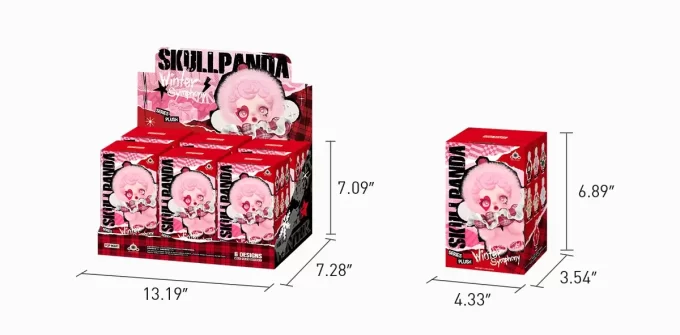 SKULLPANDA Zimní symfonická série Plyšová