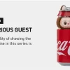 SÉRIE THE MONSTERS COCA-COLA – Vinylová krabička na obličej SÉRIE THE MONSTERS COCA-COLA – Vinylová krabička na obličej