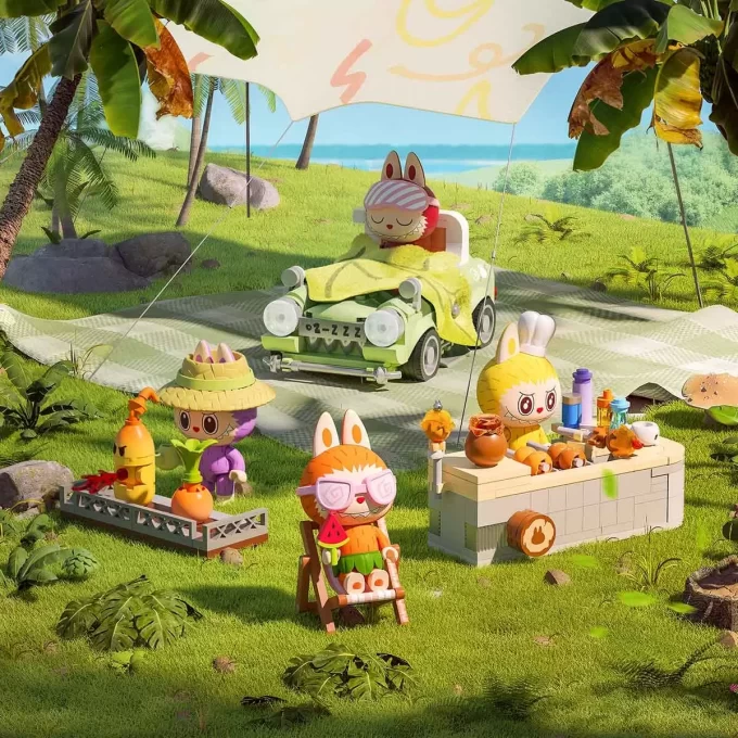 THE MONSTERS Lesní tajná základna Bloky, část 2