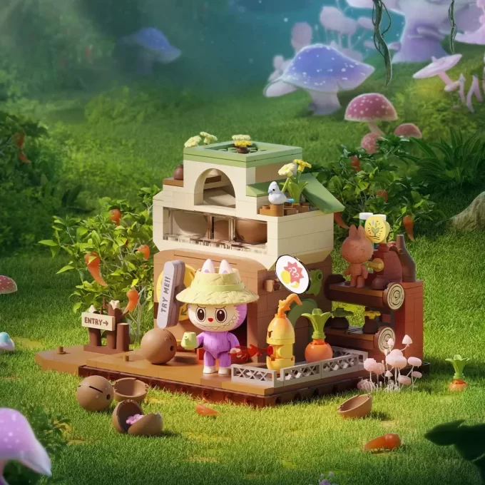 THE MONSTERS Lesní tajná základna Bloky, část 2