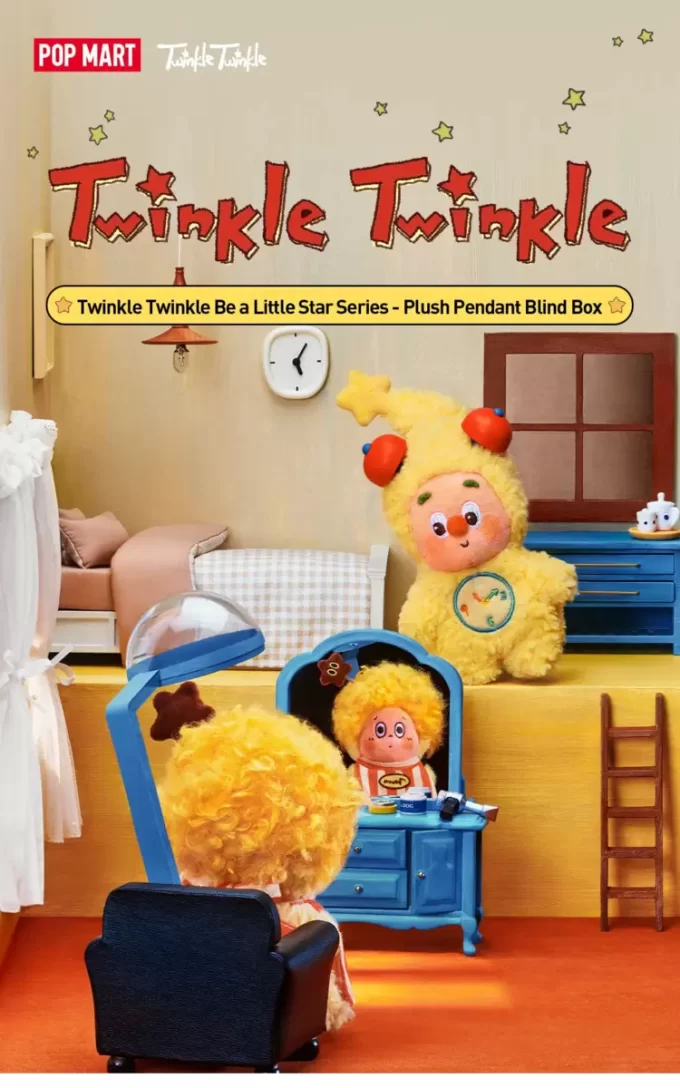 Twinkle Twinkle Be A Little Star Series – Plyšová přívěsná roleta