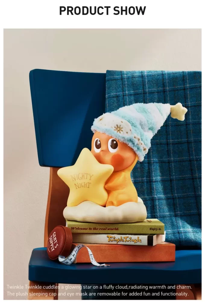 Twinkle Twinkle Classic Series – Lampa aktivovaná poklepáním na dobrou noc