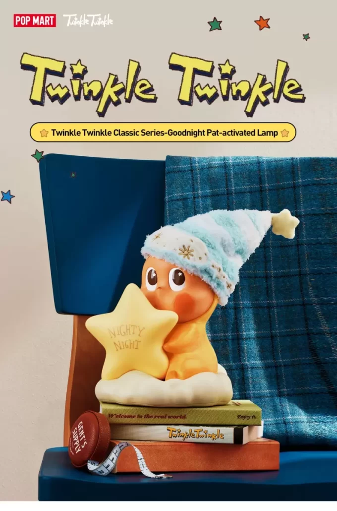 Twinkle Twinkle Classic Series – Lampa aktivovaná poklepáním na dobrou noc
