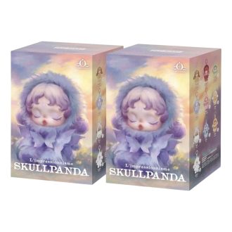 Uzavřené pouzdro na plyšovou panenku Skullpanda L“ impressionnisme (2 slepé krabičky)