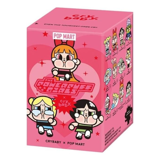 Vinylové figurky Pop Mart x Powerpuff Girls CryBaby v zapečetěném pouzdře (1 zaslepená krabička)