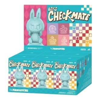 Vonná svíčka Labubu Let’s Checkmate v uzavřeném pouzdře (6 zaslepených krabiček)
