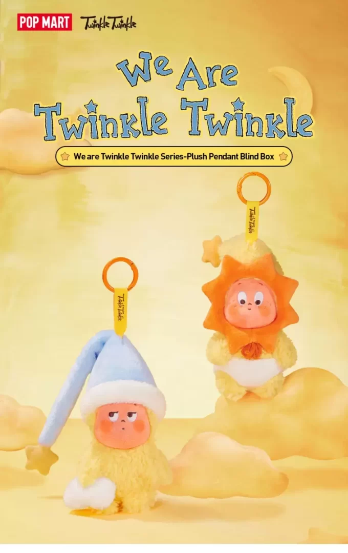 We Are Twinkle Twinkle Series – Plyšová krabička na přívěsek s roletou