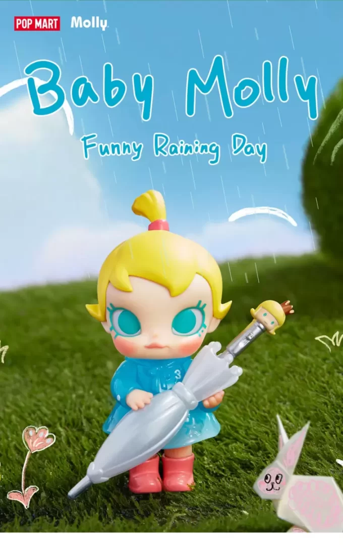 Zábavná figurka Baby Molly z deštivého dne