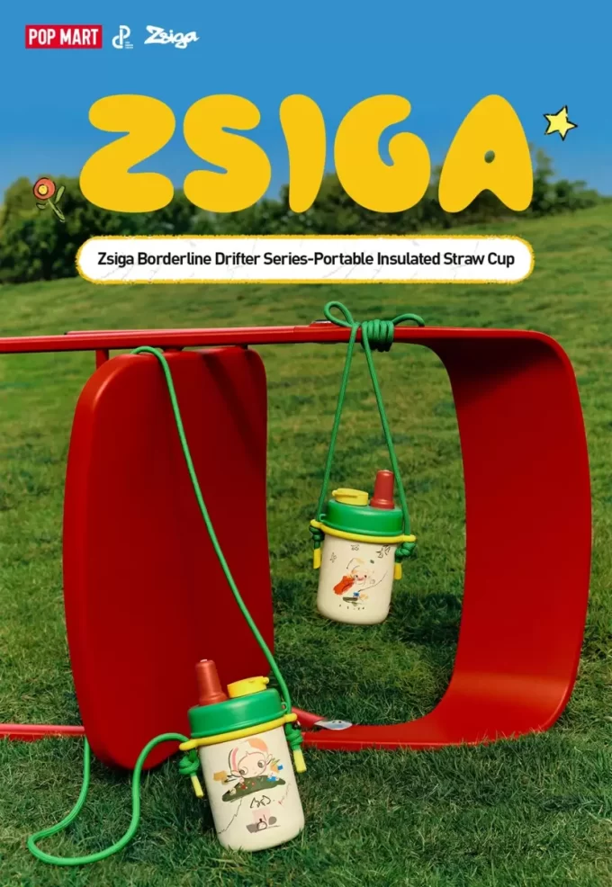 Zsiga Borderline Drifter Series – Přenosný izolovaný hrnek s brčkem